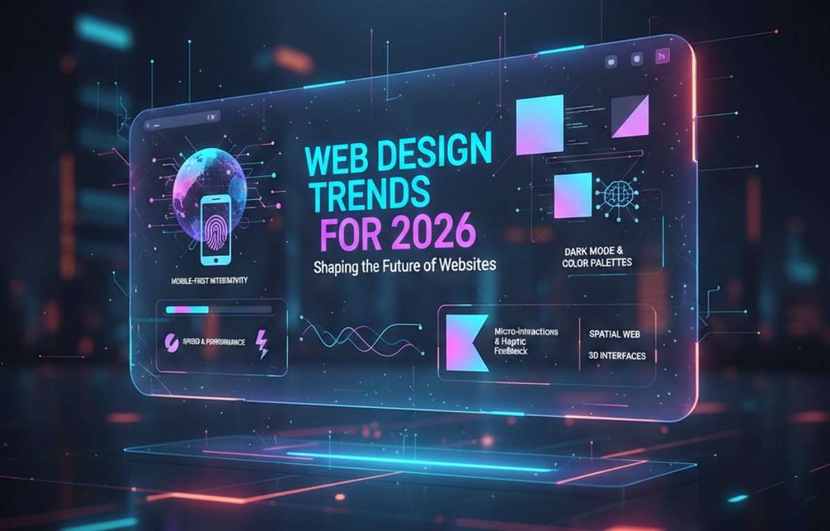 Web Design Trends for 2026 Shaping the  Future of Websites 